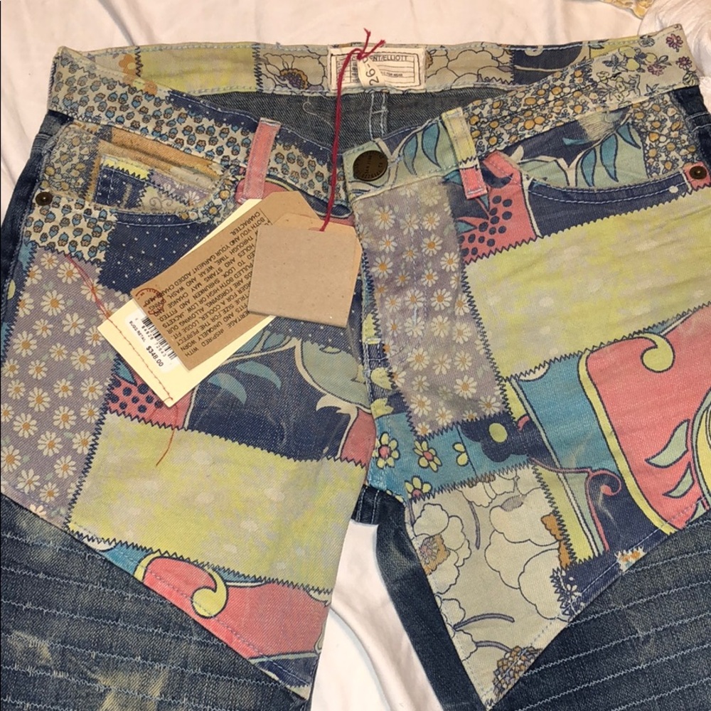 πHost Pick π₯³5/20πCurrent/Elliot patchwork jeans - Picture 5 of 8